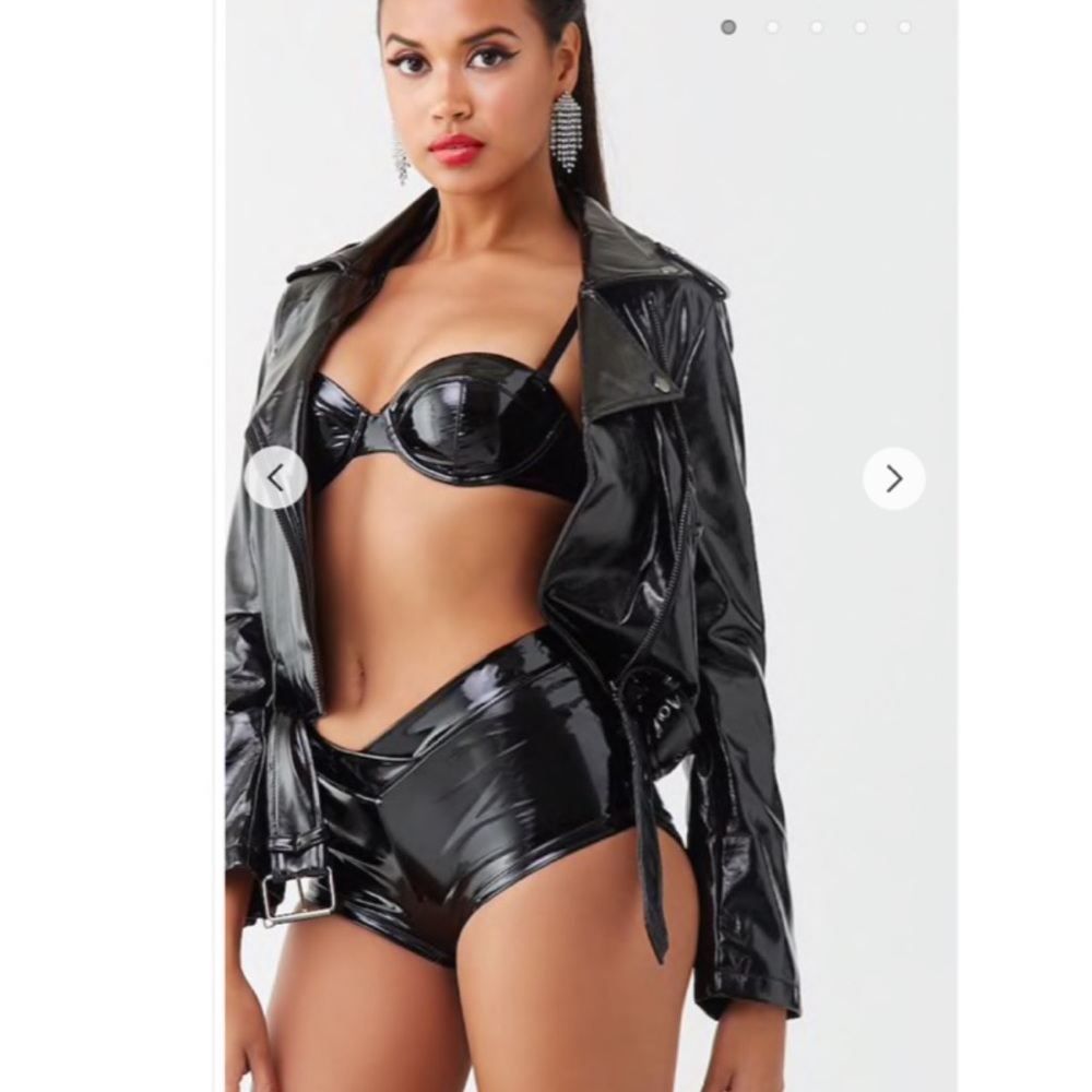 Forever 21 Latex Shorts